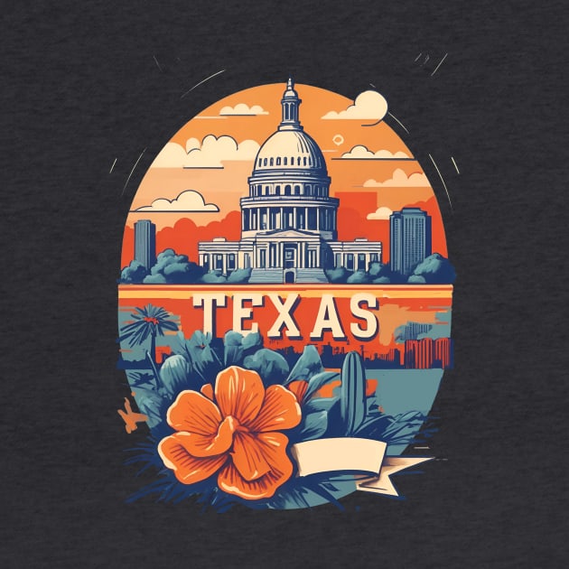 Texas Vintage Design by huefinder